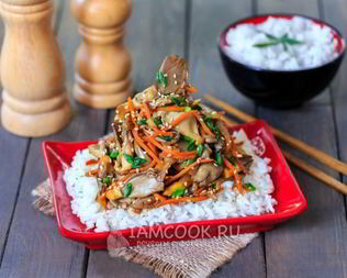 Жареные вешенки