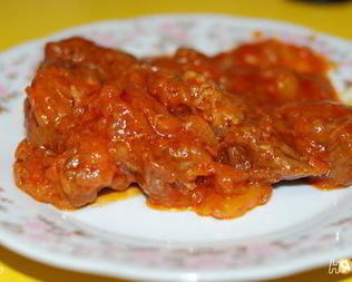 Гуляш из говядины