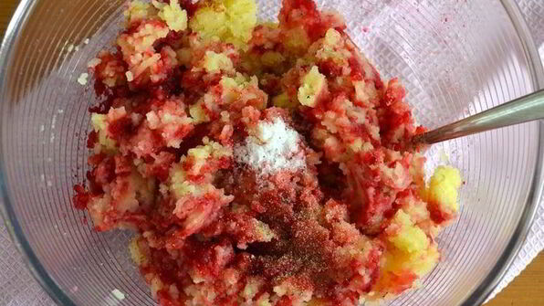 итальянские ньокки со свеклой