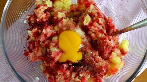 итальянские ньокки со свеклой