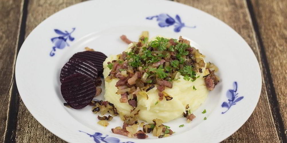 Рецепт картофельное пюре с беконом