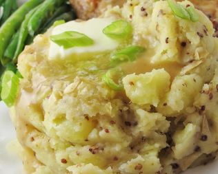 Картофельное пюре с горчицей