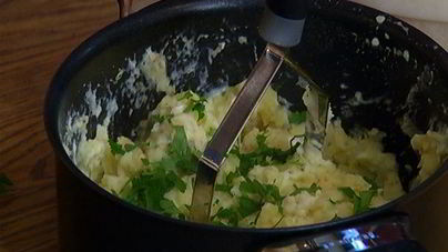 Картофельное пюре с йогуртом и специями