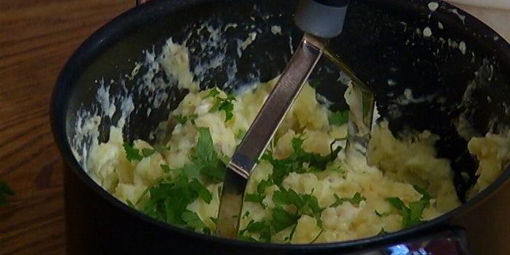 Рецепт картофельное пюре с йогуртом и специями