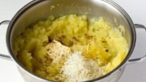 картофельное пюре с пармезаном