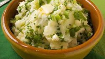 Картофельное пюре с зеленым луком по-ирландски