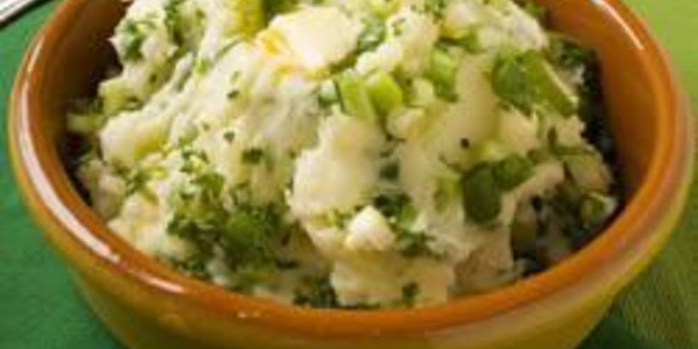 Рецепт картофельное пюре с зеленым луком по-ирландски
