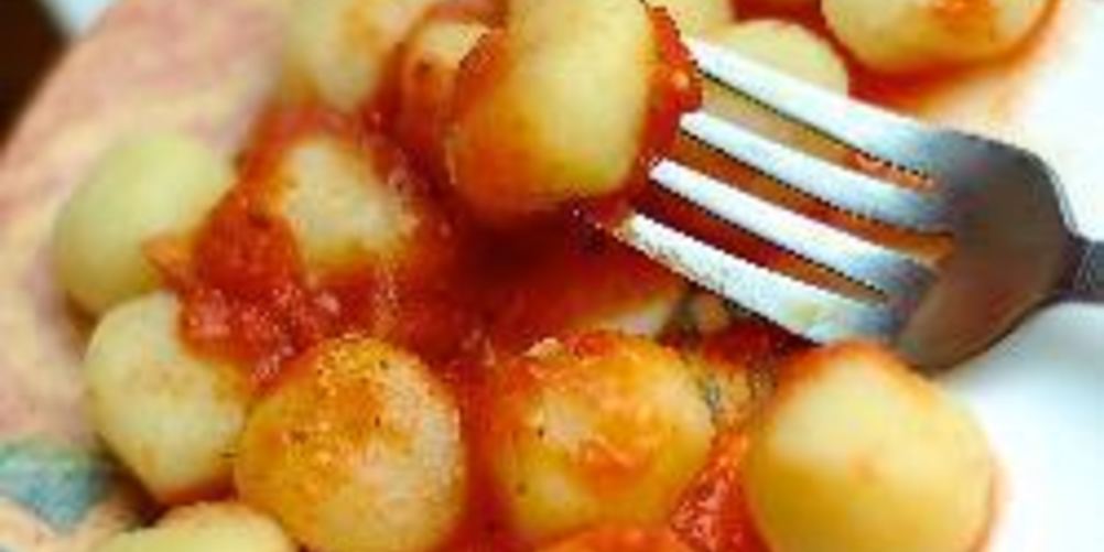 Рецепт картофельные ньокки с томатным соусом