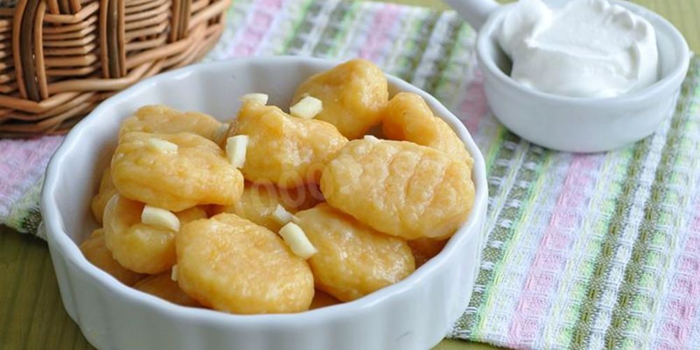 Рецепт картофельные ньокки с тыквой