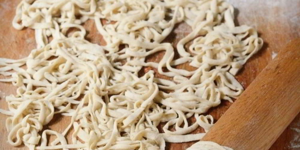 Рецепт китайская домашняя лапша без яиц