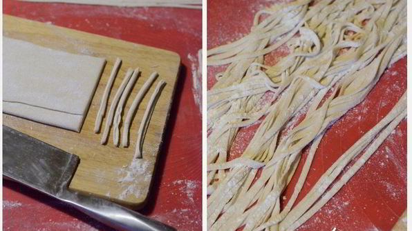 китайская домашняя лапша без яиц