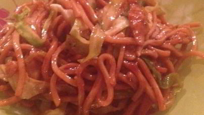 Китайская лапша с курицей