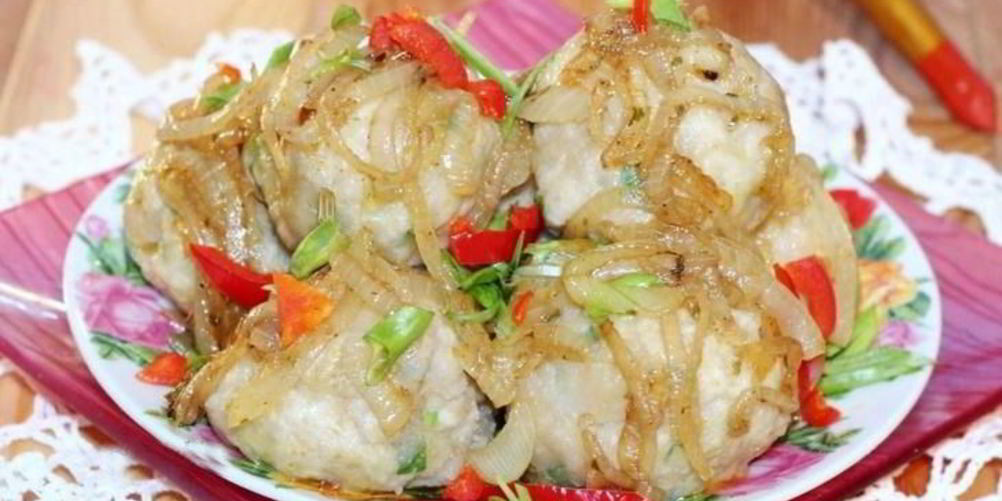 Рецепт клецки без яиц