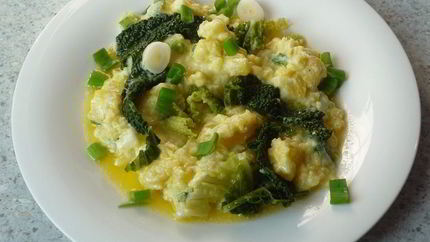 Колканнон — ирландское картофельное пюре с савойской капустой