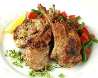 Бараньи котлеты на косточке