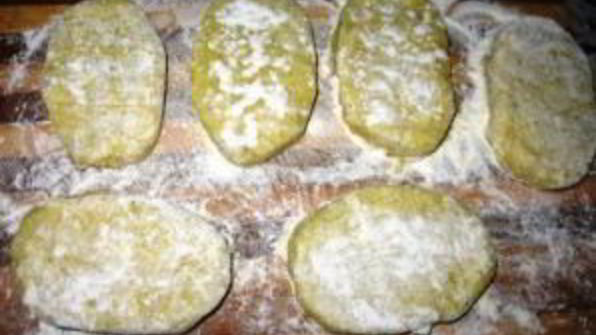 картофельные котлеты с брынзой