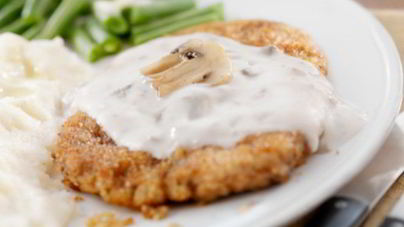 Картофельные котлеты с грибами и сыром