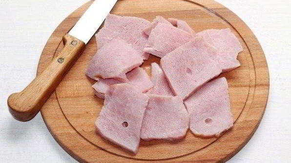 картофельные стожки с сыром и окороком