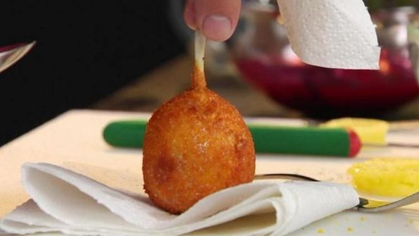 котлета по-киевски в современном стиле