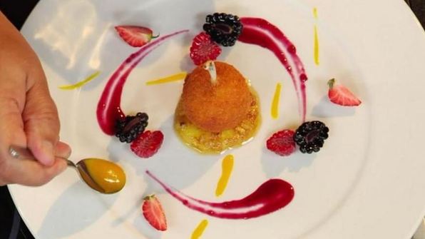 котлета по-киевски в современном стиле