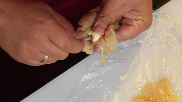 котлета по-киевски в современном стиле