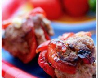 Котлетки из индейки с болгарским перцем