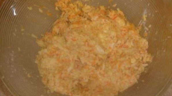 котлетки из крабовых палочек