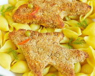 Котлетки-рыбки из картофельного пюре