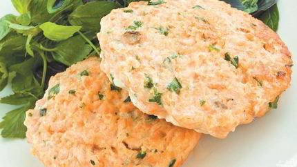 Котлеты из фарша лосося