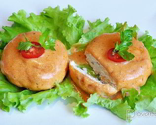 Котлеты из индейки в томатно-сливочном соусе