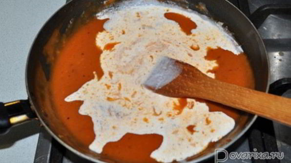 котлеты из индейки в томатно-сливочном соусе