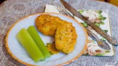 Котлеты из кальмаров в духовке