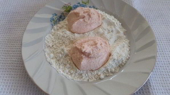 котлеты из крабового мяса