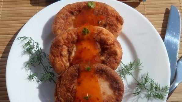 котлеты из крабового мяса