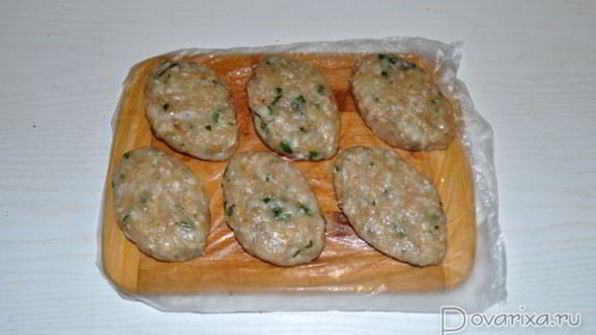 котлеты из куриного фарша с рисом