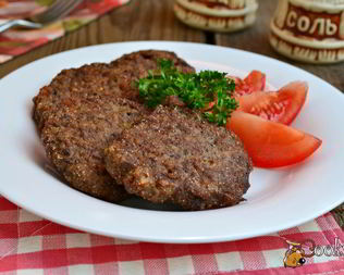 Котлеты из куриной печени и свинины
