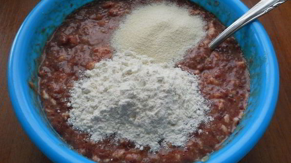 котлеты из куриной печени и свинины