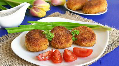 Котлеты из минтая с морковью на скоророде