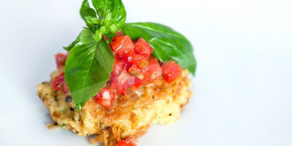 Рецепт котлеты из нута с томатной сальсой и базиликом