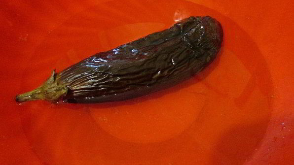 котлеты из печеного баклажана