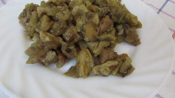 котлеты из печеного баклажана