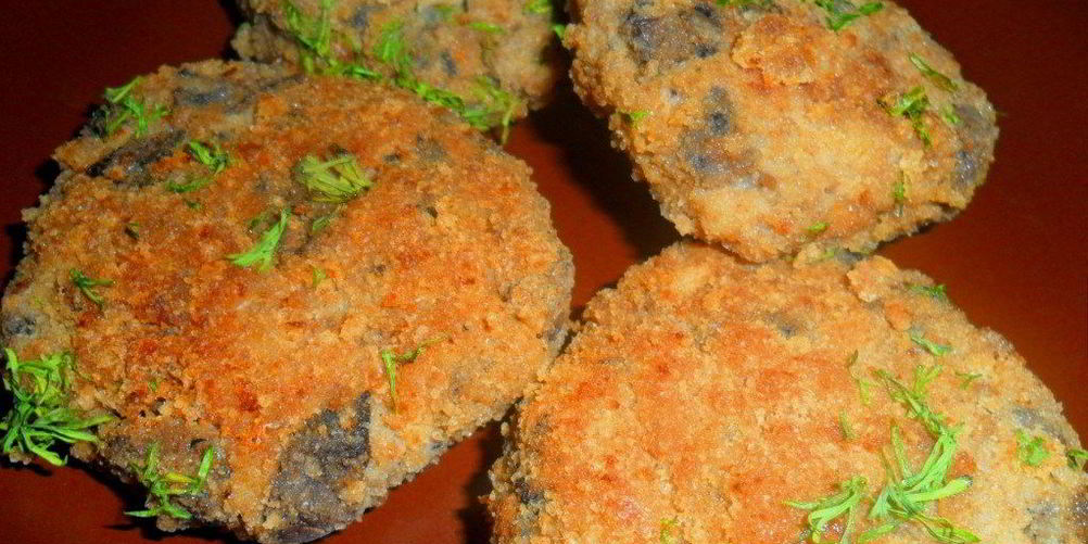 Рецепт котлеты мясные с грибами