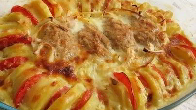 Котлеты Полосатый рейс с гарниром