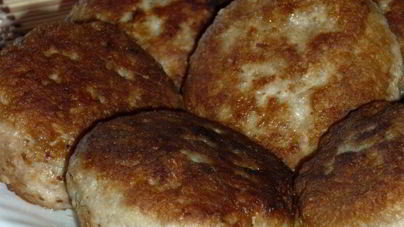 Куриные котлеты с манкой