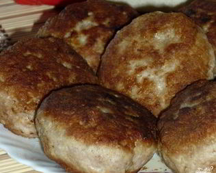 Куриные котлеты с манкой