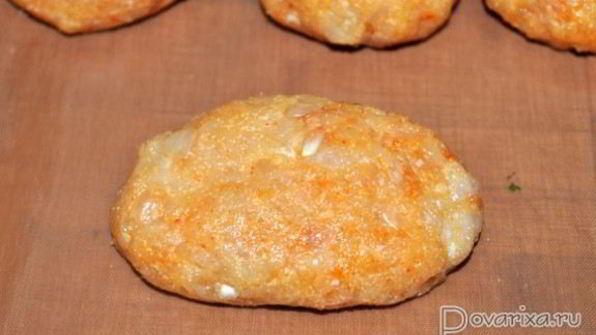 куриные котлеты с начинкой из сыра