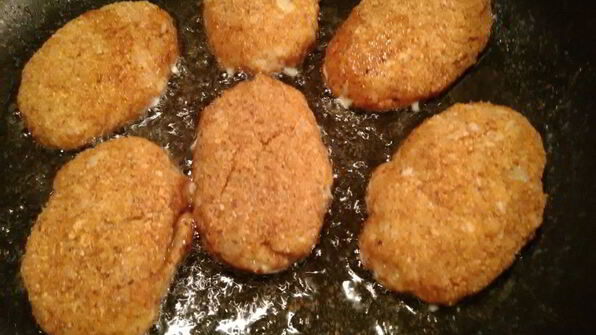 куриные котлеты с овсяными хлопьями