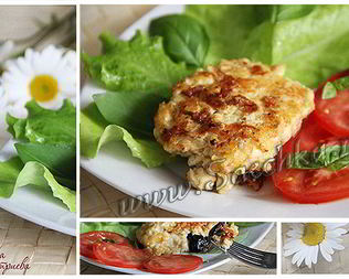 Куриные котлеты с сыром и черносливом