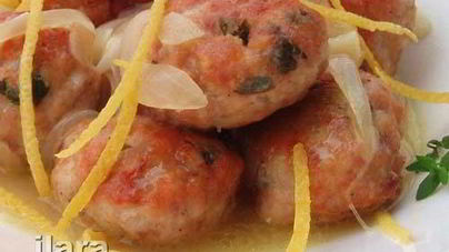 Куриные котлеты в лимонном соусе