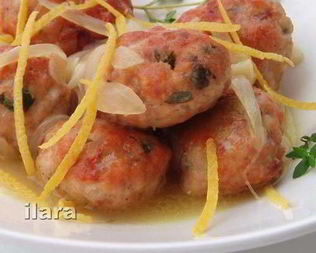 Куриные котлеты в лимонном соусе